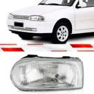 Farol Le Gol Parati Saveiro G2 1995 Ate 1999 Encaixe Cibie Mascara Metalizada Com Soquete