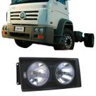 Farol Le Preto Com Carcaca Moldura Heavy Line Titan2003 Em Diante