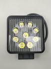 Farol led automotivo 27w 12v quadrado
