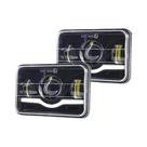 Farol LED H4 4x6 Polegadas 12V 24V Luz De Trabalho DRL Para Carro, Jeep, Moto, Caminhão, Kenworth