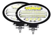 Farol Led Oval 144w 12v 24v Caminhão Trator Colheitadeira Bi volt Linha Pesada Milha Auxiliar Farol Led Oval 144w 12v 24v Caminhão Trator Colheitadeira Bi volt Linha Pesada Milha Auxiliar