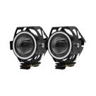 Farol LED para motocicleta à prova d'água 3000LMW U7 Moto LED Driving Fog Spot Light com interruptor Farol LED para motocicleta à prova d'água 3000LMW U7 Moto LED Driving Fog Spot Light com interruptor