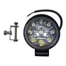 Farol Led Redondo 27W - 90mm²