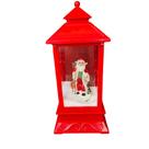 Farol Luz Movimento e Som Papai Noel 4 Lados 41X18X18cm