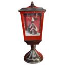 Farol Luz Som e Movimento Bronze e Vermelho 52X20