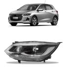 Farol Manual Cromado C/ Projetor S/ Led Onix 2020 a 2024