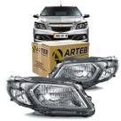 Farol Mascara Negra Dianteira Arteb Onix prisma Kit2492