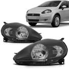 Farol Máscara Negra Esquerdo Punto 2007 a 2012