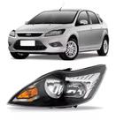 Farol Mascara Negra Ford Focus 2009 2010 11 12 2013 Esquerdo