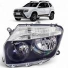 Farol Mascara Negra Renault Duster 2012 2013 2014 2015 Esquerdo Motorista