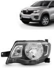 Farol Mascara Negra Renault Kwid 2017 18 2019 2020 Esquerdo Farol Mascara Negra Renault Kwid 2017 18 2019 2020 Esquerdo