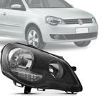 Farol Mascara Negra VW Polo 2007 2008 2010 2010 2011 Direito