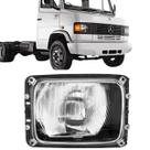 Farol MB Cara Chata 709 712 1995 Ate 1999 LD H4 Refletor Alto e Baixo Lente Vidro Refletor e carcaça em termoplástico 6888207561