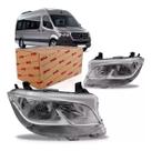 Farol Mercedes Sprinte / 20 a 22 -Lado Esquerdo (Motorista) Elétrico