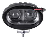 Farol Milha Auxiliar 2led 20w 9v80v Oval Offroad 6500k