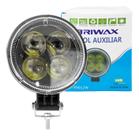 Farol Milha Auxiliar 4led 12w 9v36v Redondo Offroad 6500k