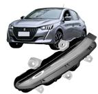 Farol Milha Auxiliar DRL Peugeot 208 20 21 22 23 24 Daylight Com Led Carcaça Branca