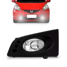 Farol Milha Auxiliar Fit 2009 2010 2011 2012 Com Grade
