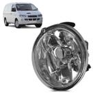 Farol Milha Auxiliar H1 Van 2000 2001 2002 Lente Lisa Vidro Carcaça Cinza