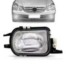 Farol milha auxiliar mercedes c180 2000 2001 2002 lente raiada