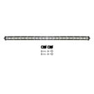 Farol Milha Barra Led 72w Slim Automotivo Off Road 12v 66cm
