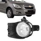 Farol Milha Ld Cobalt Onix Prisma Sonic Spin Com Soquete H27W
