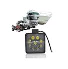 Farol Milha Quadrado 9 Leds 27W 12v/24v Colheitadeira Agrícola Caminhão Barco
