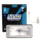 Farol Milha Retangular Sc 112 113 Lente Vidro + Lâmpada 24v