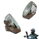 Farol Moto Completo Compativel CB500 Aro Cromado Resistente Eficiente 1998 A 2004