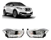 Farol Nissan Kicks 2017 2018 2019 Sem Led Cromado unidade