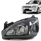 Farol Novo Corsa Hatch Sedan Montana Le Mascara Negra H7 H1 94737981
