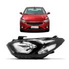 Farol Onix e Prisma 2017 a 2020 Manual Sem Led Friso Preto
