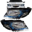 Farol Onix Prisma 2012 2013 2014 Mascara Negra