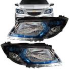 Farol Onix Prisma 2012 2013 Máscara Negra