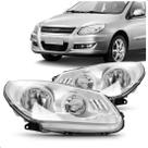 Farol para Chery Cielo 2010 2011 2012 Cromado