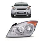 Farol Para Ford Fiesta 2008 2009 2010 Cromado