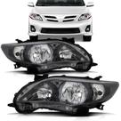 Farol para Toyota Corolla Xrs 2012 2013 2014 Máscara Negra