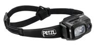 Farol PETZL Swift RL preto 1100 lúmens com iluminação reativa