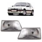 Farol Peugeot 205 1983 Até 1992 Cromado