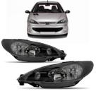 Farol Peugeot 206 2004 A 2012 Cromado