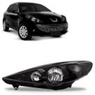 Farol Peugeot 207 2009 2010 2011 2012 2013 Máscara Negra