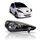 Farol Peugeot 207 Hoggar 2007 A 2014 Máscara Negra
