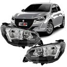 Farol Peugeot 208 2020 2021 2022 2023 2024 Sem Led 3 Furos