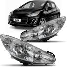 Farol Peugeot 308 2012 A 2015 Manual Com Soquete