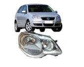 Farol Polo 2006 ate 2010 Cromado Lado Direito BapImports