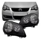 Farol polo 2007 2008 2009 2010 2011 2012 2013 2014 2015 mascara negra par