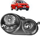 Farol Polo Hatch e Sedan 2003 2004 2005 2006 Máscara Negra
