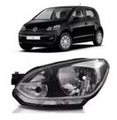 Farol Preto Filete Cromado VW UP 2014 2015 2016 Esquerdo Farol Preto Filete Cromado VW UP 2014 2015 2016 Esquerdo