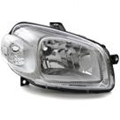 Farol Principal Cromado Lado Direito Uno Evo Flex 2010 até 2014 Fiorino Evo Flex 2014 até 2020