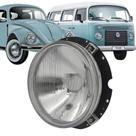 Farol Principal para Fursca / Kombi - 1977 a 1995 / Passat 1977 a 1978 - LD / LE - Lente Vidro - H4 com vigia